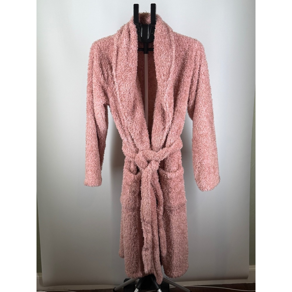 Daydream by Berkshire Home Pink Plush Fleece Shawl Collar Robe Large